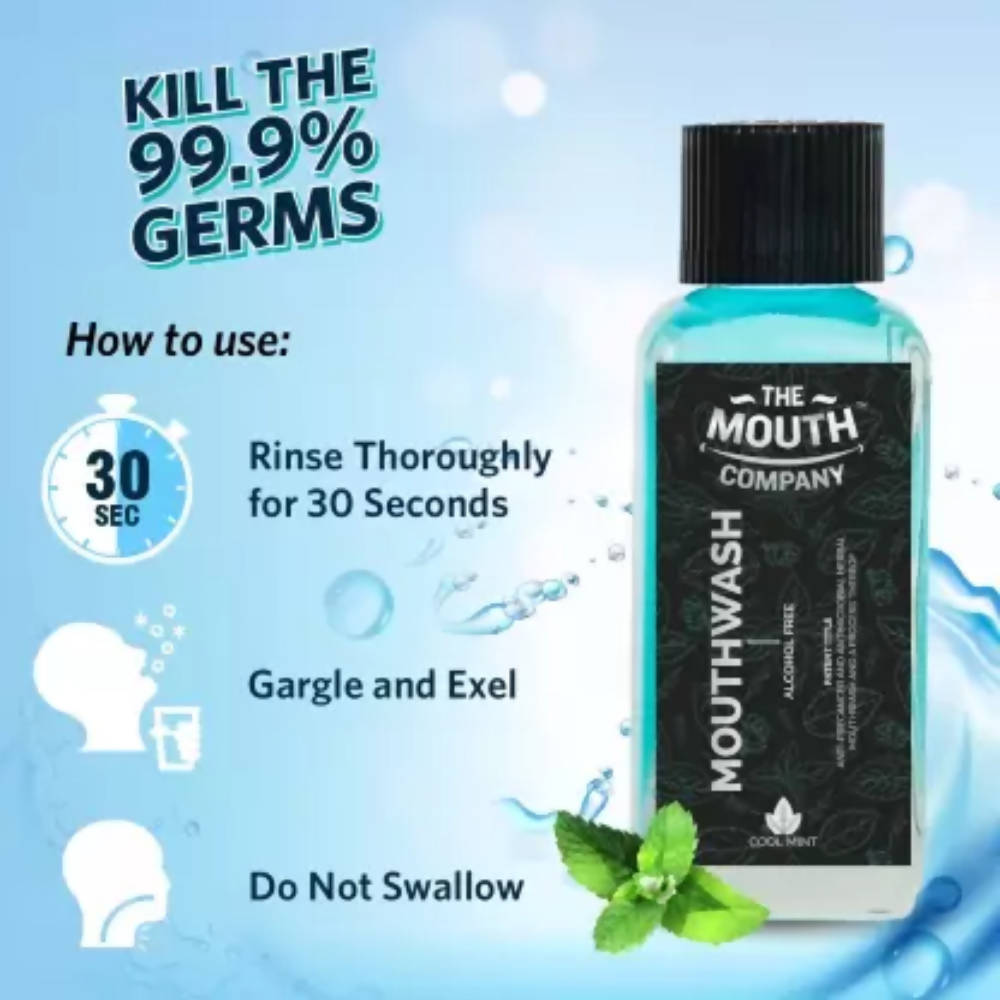 The Mouth Company Cool Mint Mouthwash | Grocsy
