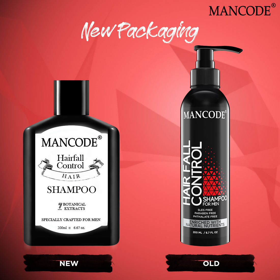 Mancode Hair Fall Control Shampoo | Grocsy