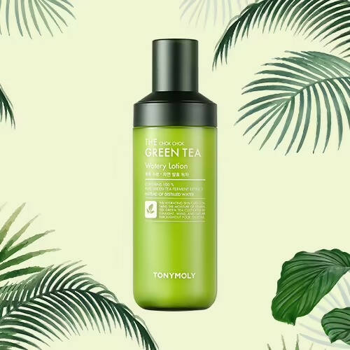 Tonymoly The Chok Chok Green Tea Watery Lotion - Korean Skincare | Grocsy