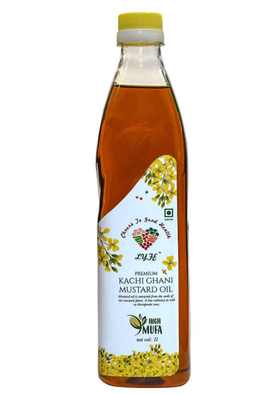 Lyfe Pure Premium Kachi Ghani Mustard Oil | Grocsy
