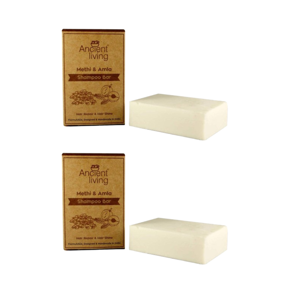 Ancient Living Methi & Amla Shampoo Bar | Grocsy