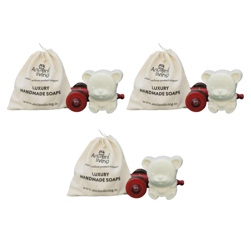 Ancient Living Handcrafted Designer Teddy Soap | Grocsy
