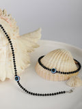 Priyaasi Women Black Beads Silver Plated Traditional Anklets - Limited Time Offer | Grocsy