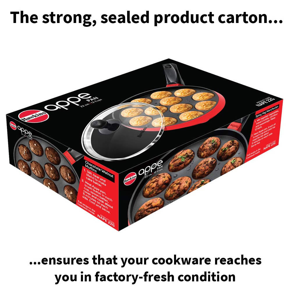 Hawkins Nonstick Appe Pan With Glass Lid | Grocsy