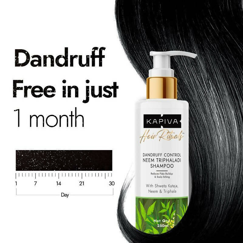 Kapiva Ayurveda Hair Rituals Neem Triphaladi Shampoo for Dandruff Control | Grocsy
