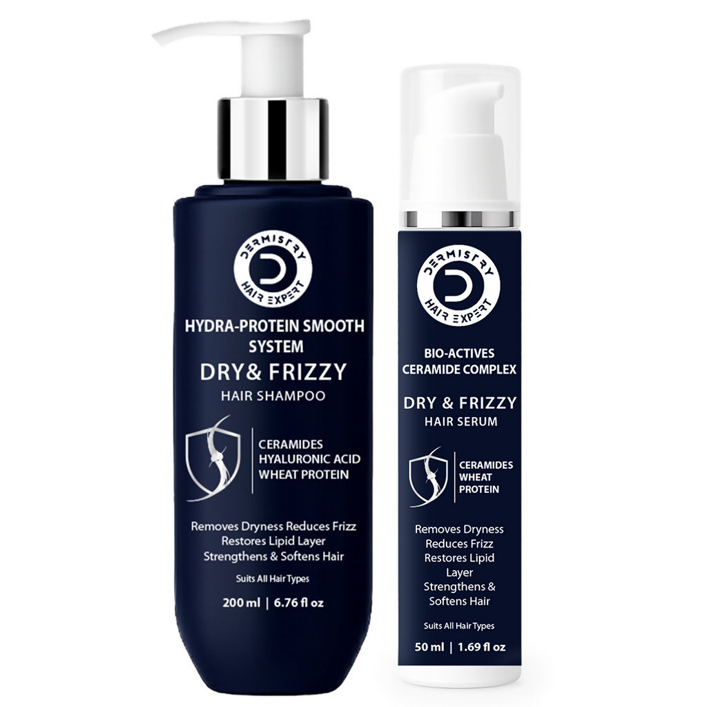 Dermistry Ceramides Protein Vitamin E Serum & Shampoo | Grocsy