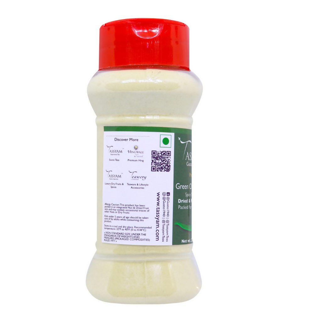 Tassyam Organics Green Chilli Powder | Grocsy