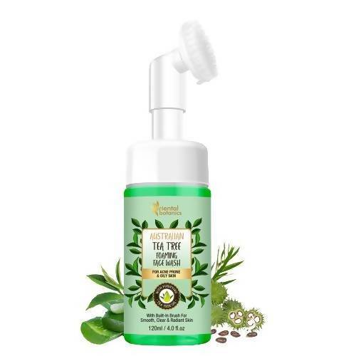 Oriental Botanics Australian Tea Tree Anti Acne Foaming Face Wash | Grocsy
