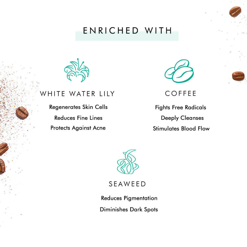 mCaffeine Naked & Raw Coffee Face Wash | Grocsy