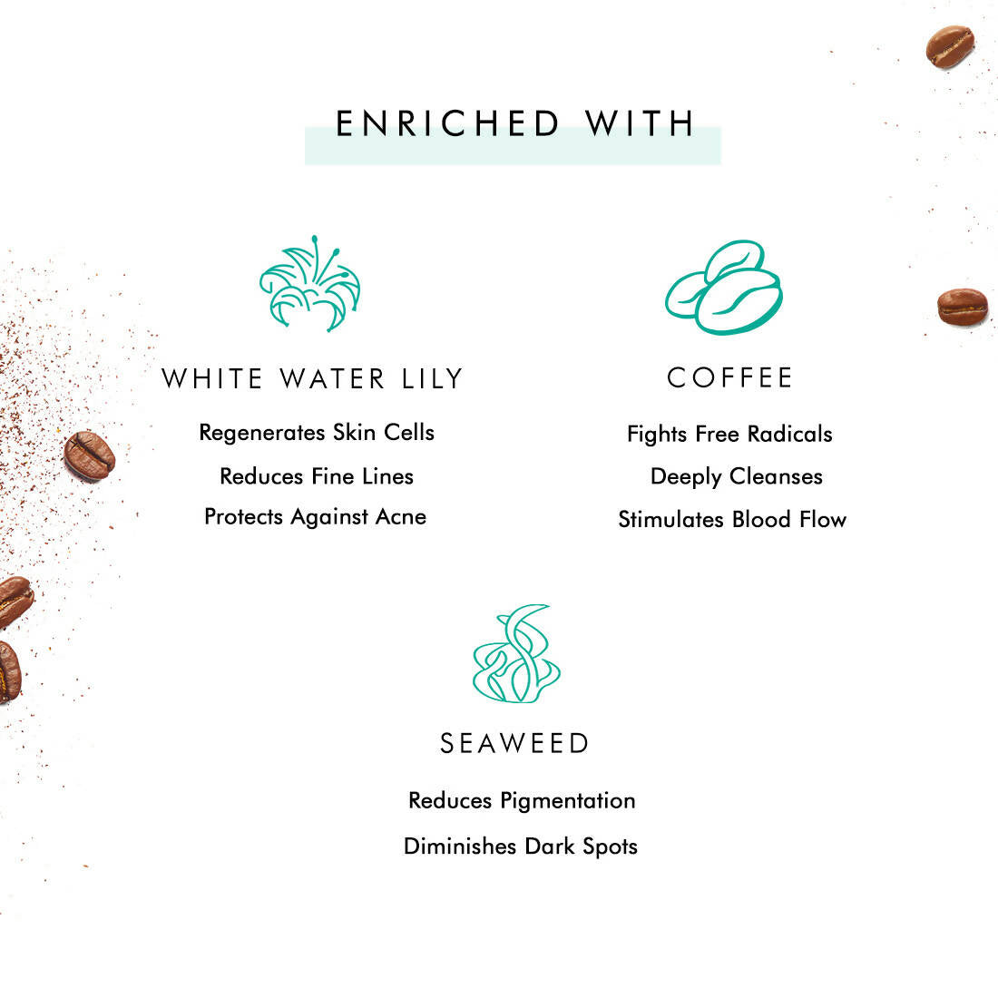 mCaffeine Naked & Raw Coffee Face Wash | Grocsy