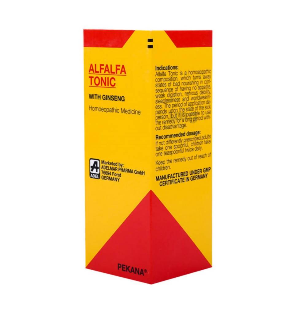 Adel Homeopathy Alfalfa Tonic With Ginseng | Grocsy