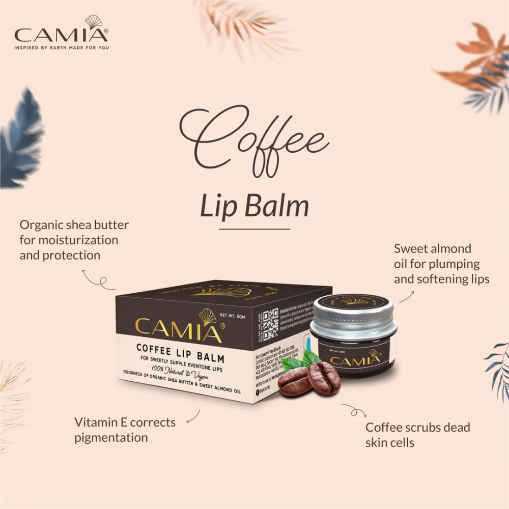 Camia Natural Coffee Lip Balm | Grocsy