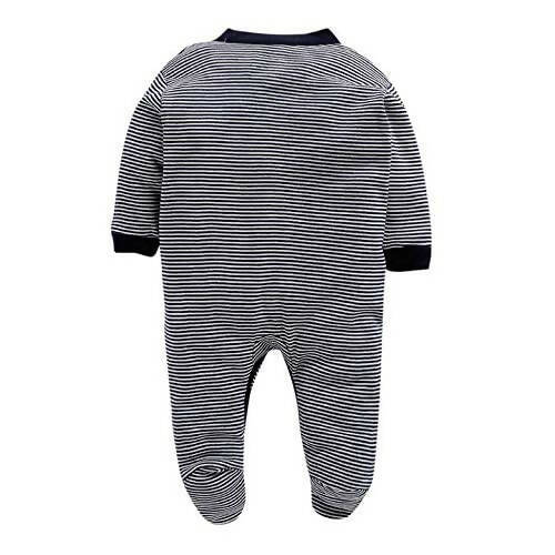 Daddy - G Rompers/Sleepsuits/Jumpsuit /Night Suits for New Born Babies - Black | Grocsy
