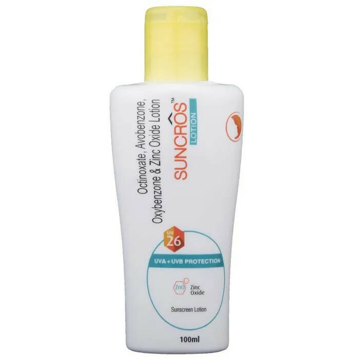 Suncros Sunscreen Lotion SPF 26 | Grocsy