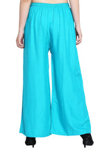 PAVONINE Rama Green Color Rayon Fabric Half Flared Sharara For Women | Grocsy