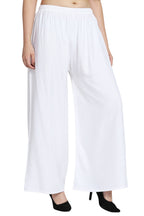 PAVONINE White Color Rayon Fabric Half Flared Sharara For Women | Grocsy