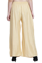 PAVONINE Beige Color Rayon Fabric Half Flared Sharara For Women | Grocsy