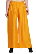 PAVONINE Mustard Color Rayon Fabric Half Flared Sharara For Women | Grocsy
