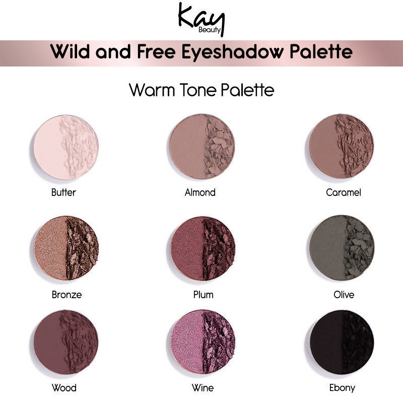 Kay Beauty By Katrina Kaif Eyeshadow Palette - Wild and Free | Grocsy