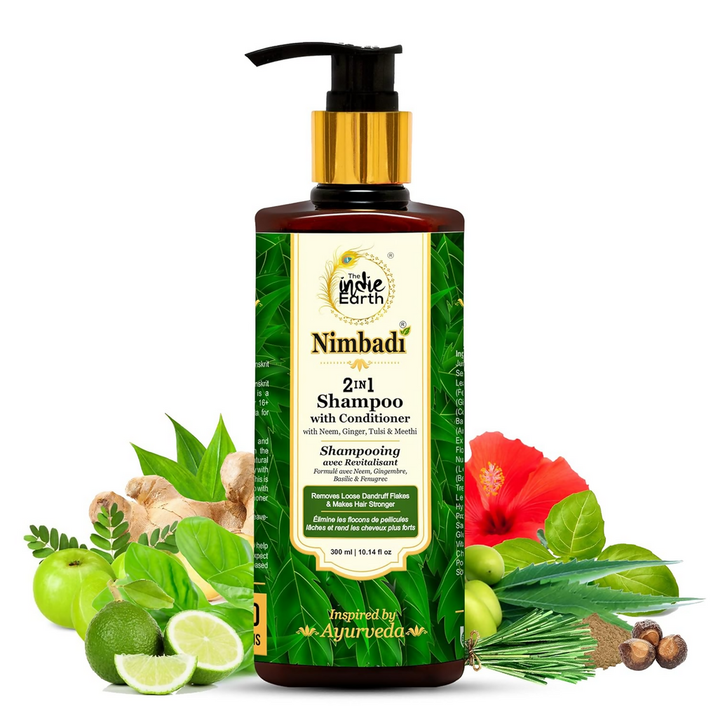 The Indie Earth Nimbadi 2-in-1 Shampoo with Conditioner for Healthy Hairs | Grocsy