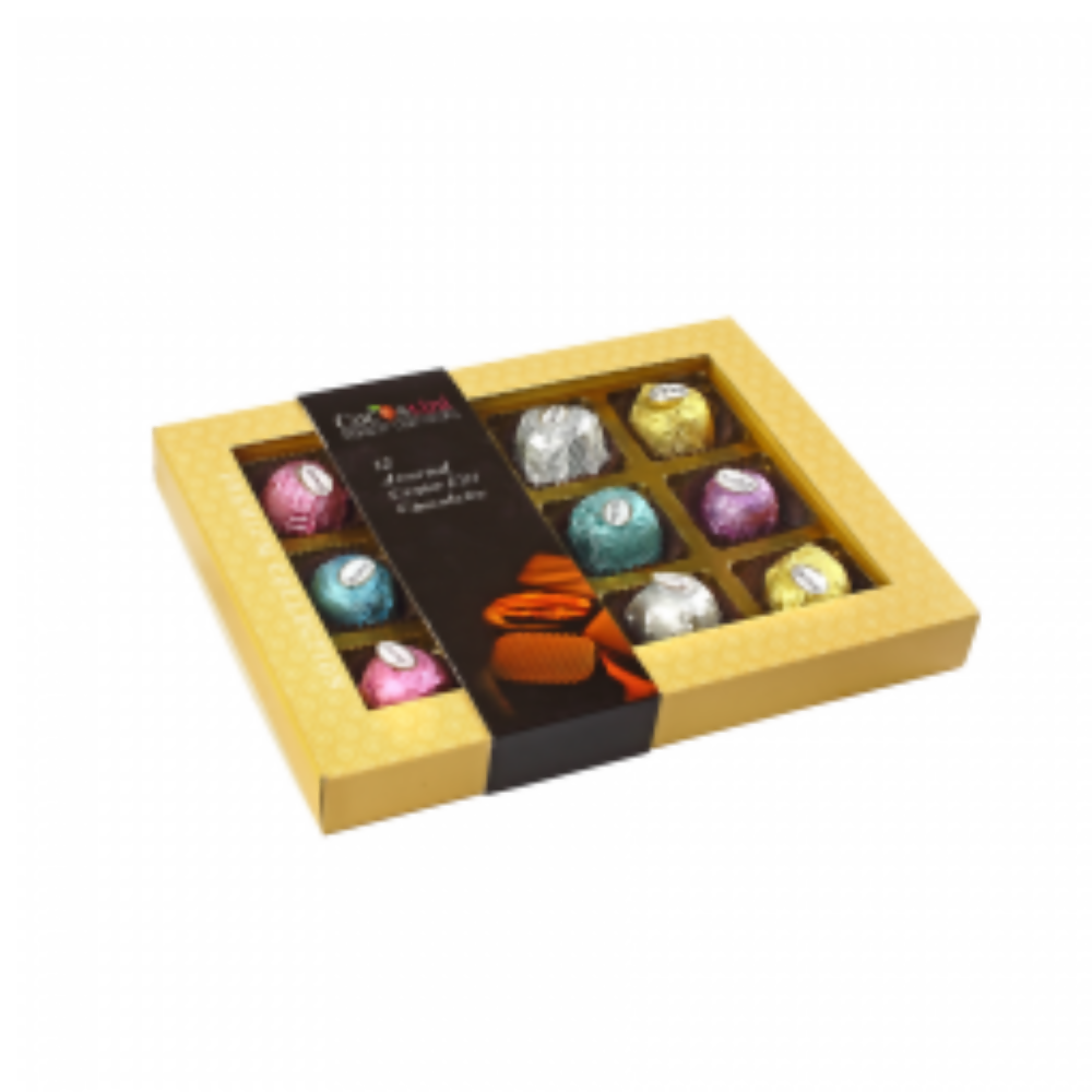 Karachi Bakery 12 Assorted Center Fill Chocolates | Grocsy