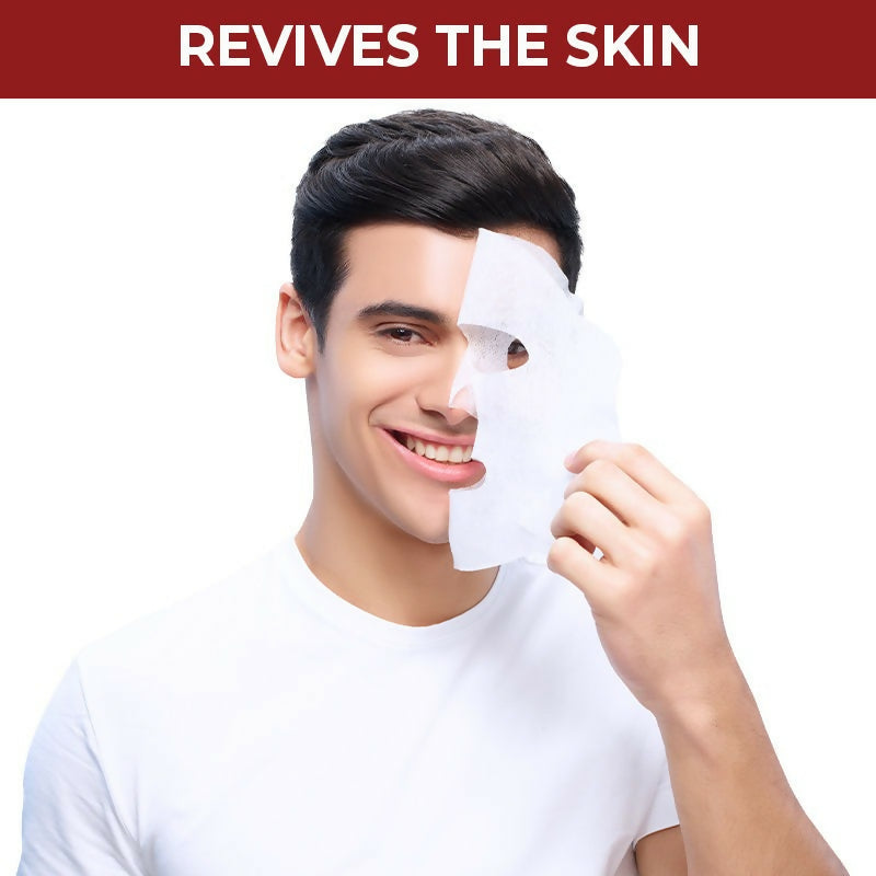 Nykaa Skin Secrets Exotic Indulgence Strawberry + Argan Oil Sheet Mask For Blemish - Free Skin | Grocsy