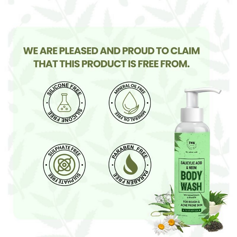 The Natural Wash Salicylic Acid & Neem Body Wash | Grocsy