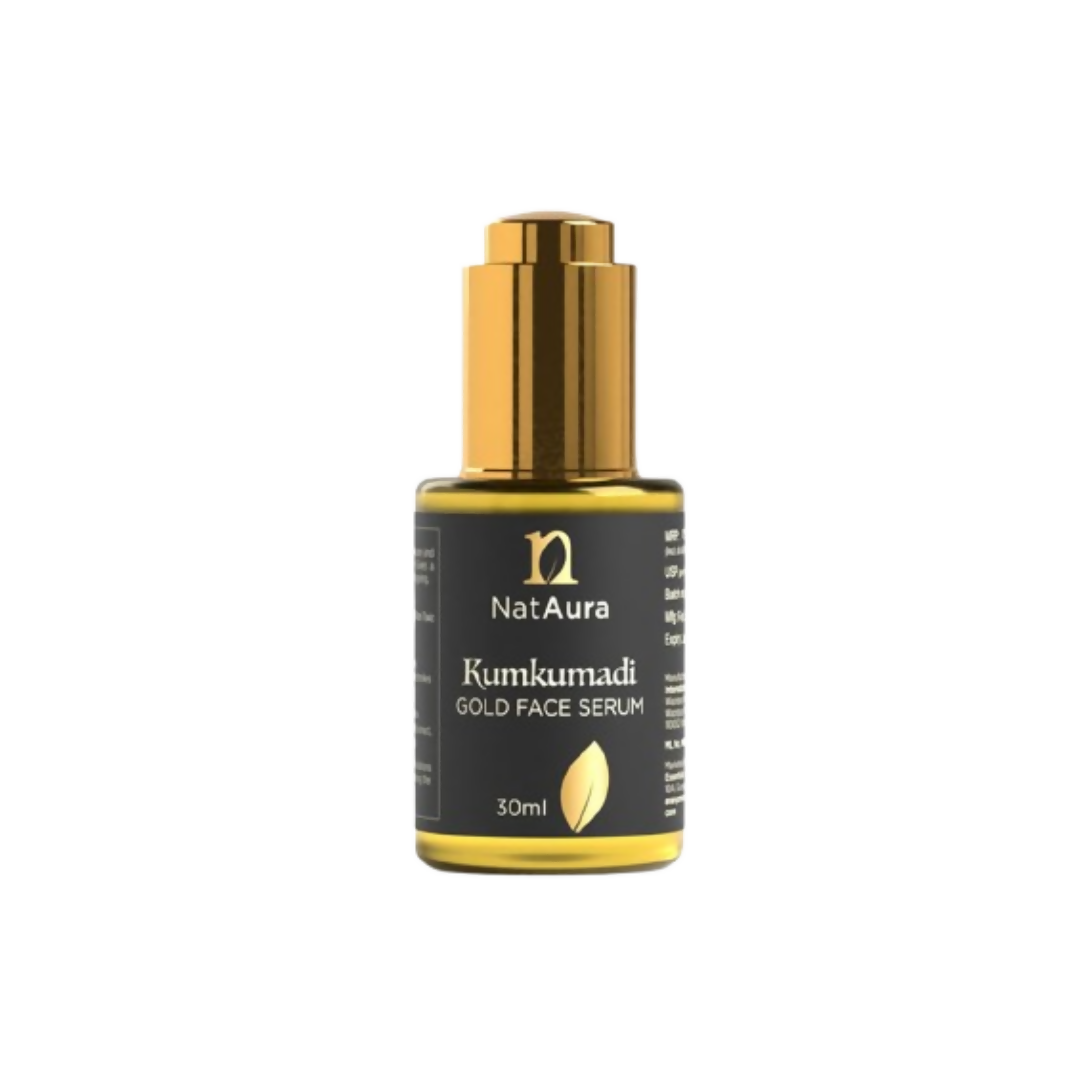 NatAura Kumkumadi Gold Face Serum | Grocsy