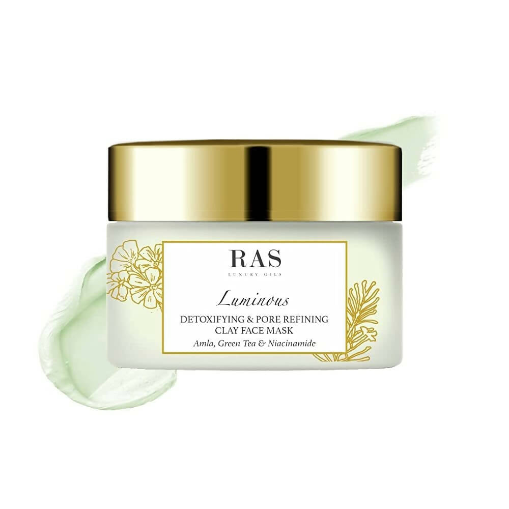 Ras Luxury Oils Luminous Detoxifying & Pore Refining Clay Face Mask | Grocsy