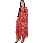 A R Silk Golder Box Regular Dupatta Color Red Dupatta or Chunni | Grocsy