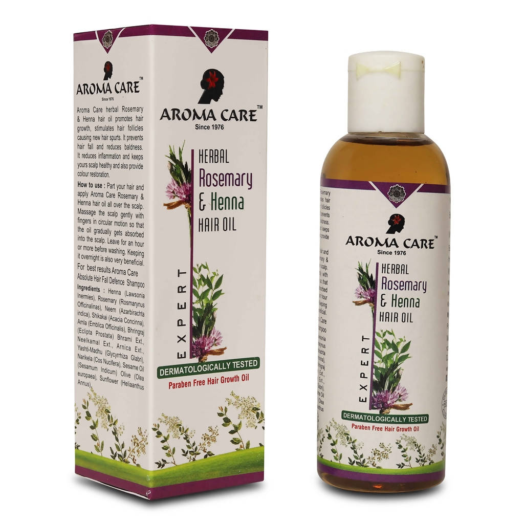 Aroma Care Herbal Rosemary & Henna Hair Oil | Grocsy