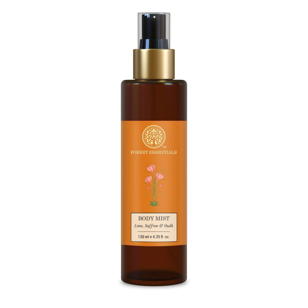 Forest Essentials Scented Body Mist Lime Saffron & Oudh | Grocsy