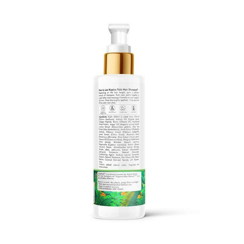 Kapiva Ayurveda Hair Rituals Tulsi Anti-Hairfall Shampoo | Grocsy