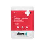 The Derma Co 1% Collagen + Peptides Sheet Mask | Grocsy