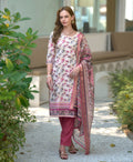 Prazu Fashion Off White Cotton Leaf Embroidered Kurta Set | Grocsy