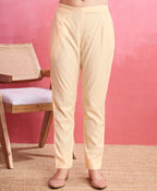 Prazu Fashion Beige Crepe Printed Designer Kurta Set | Grocsy