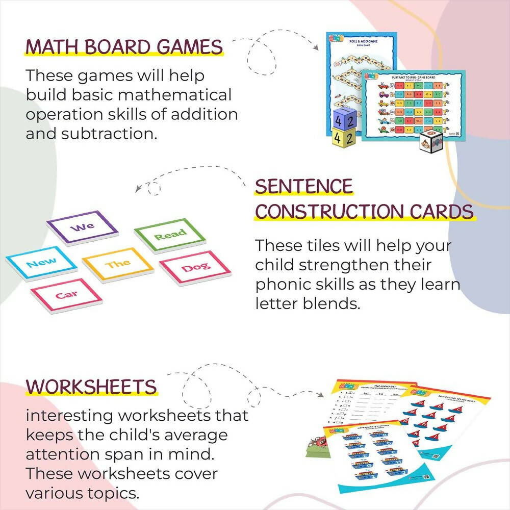 ClassMonitor Mini Learning Kit with Free Mobile App 14+ Learning & Education Topics for Preschool Learning Activities for Age 3 - 5 Years | Grocsy