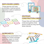 ClassMonitor Mini Learning Kit with Free Mobile App 14+ Learning & Education Topics for Preschool Learning Activities for Age 3 - 5 Years | Grocsy