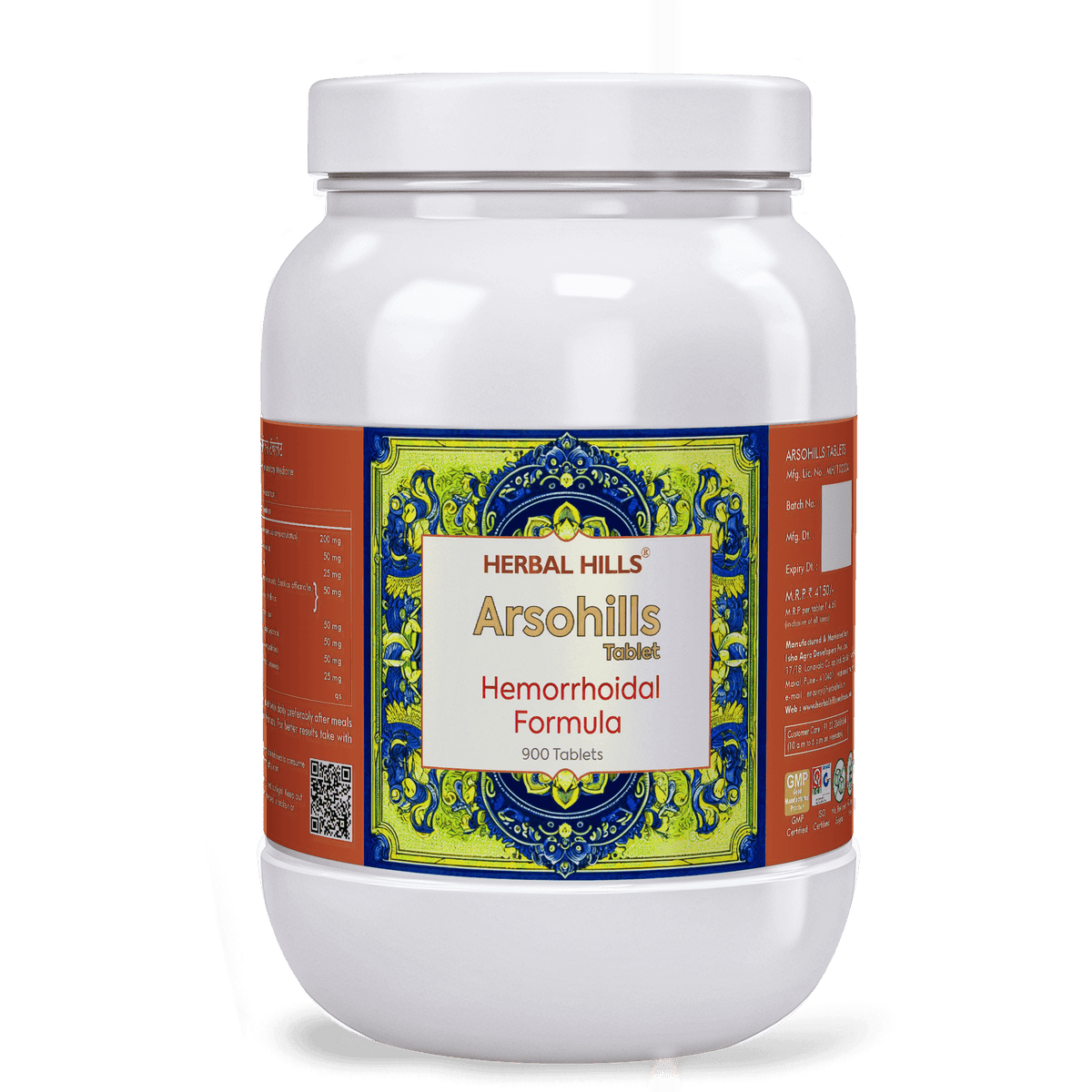 Herbal Hills Ayurveda Arsohills Tablets | Grocsy