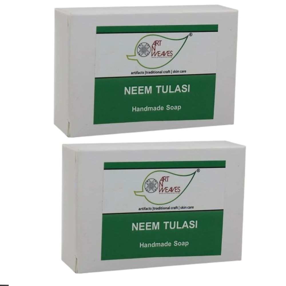 artNweaves Neem Tulsi Handmade Soap | Grocsy