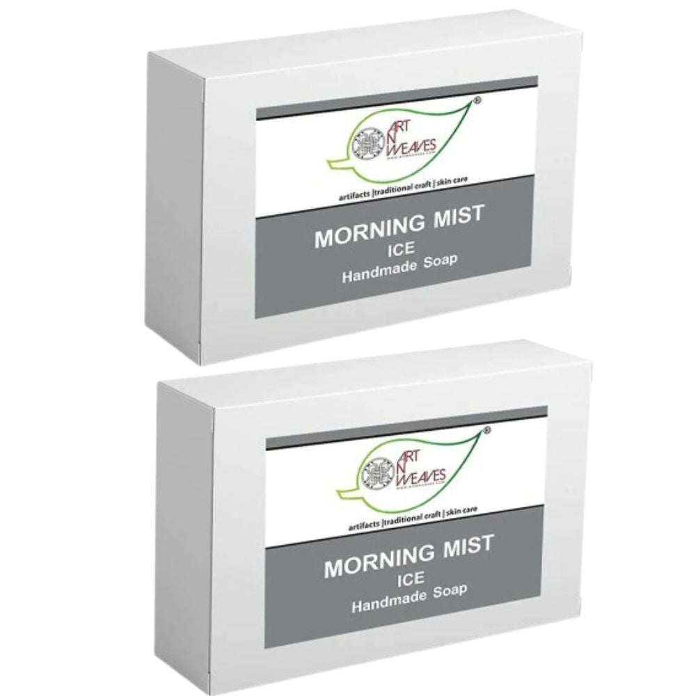 artNweaves Morning Mist Ice Handmade Soap | Grocsy