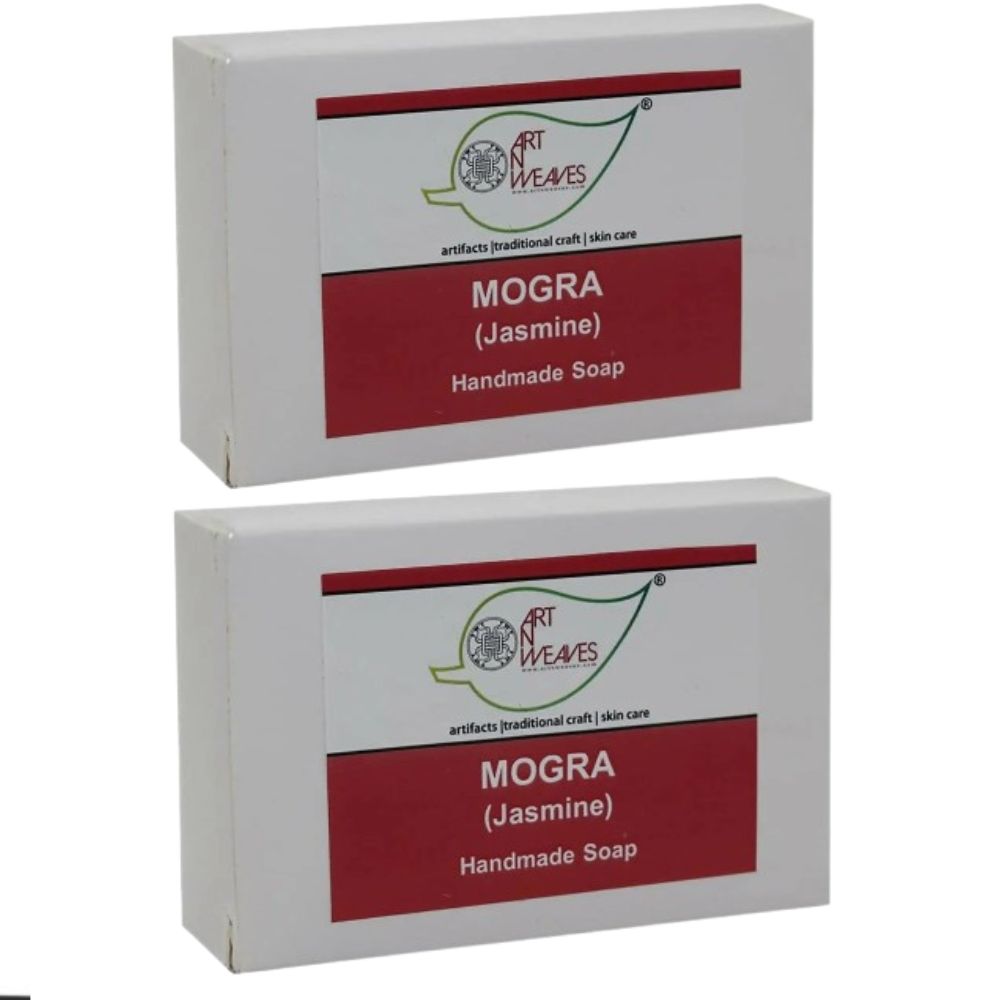 artNweaves Mogra (Jasmine) Handmade Soap | Grocsy