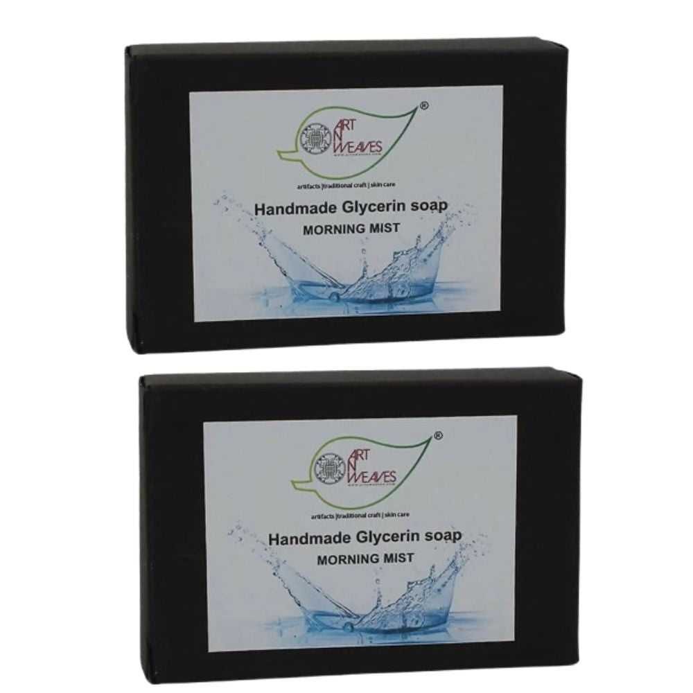 artNweaves Handmade Glycerin Soap Morning mist | Grocsy