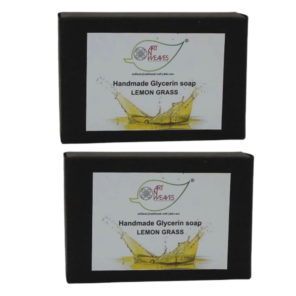artNweaves Handmade Glycerin Soap Lemon Grass | Grocsy