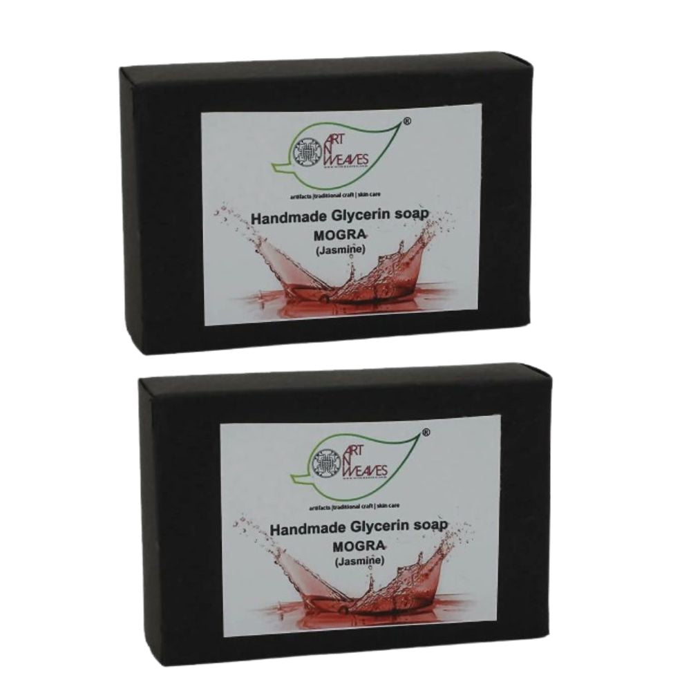 artNweaves Handmade Glycerin Soap Mogra (Jasmine) | Grocsy