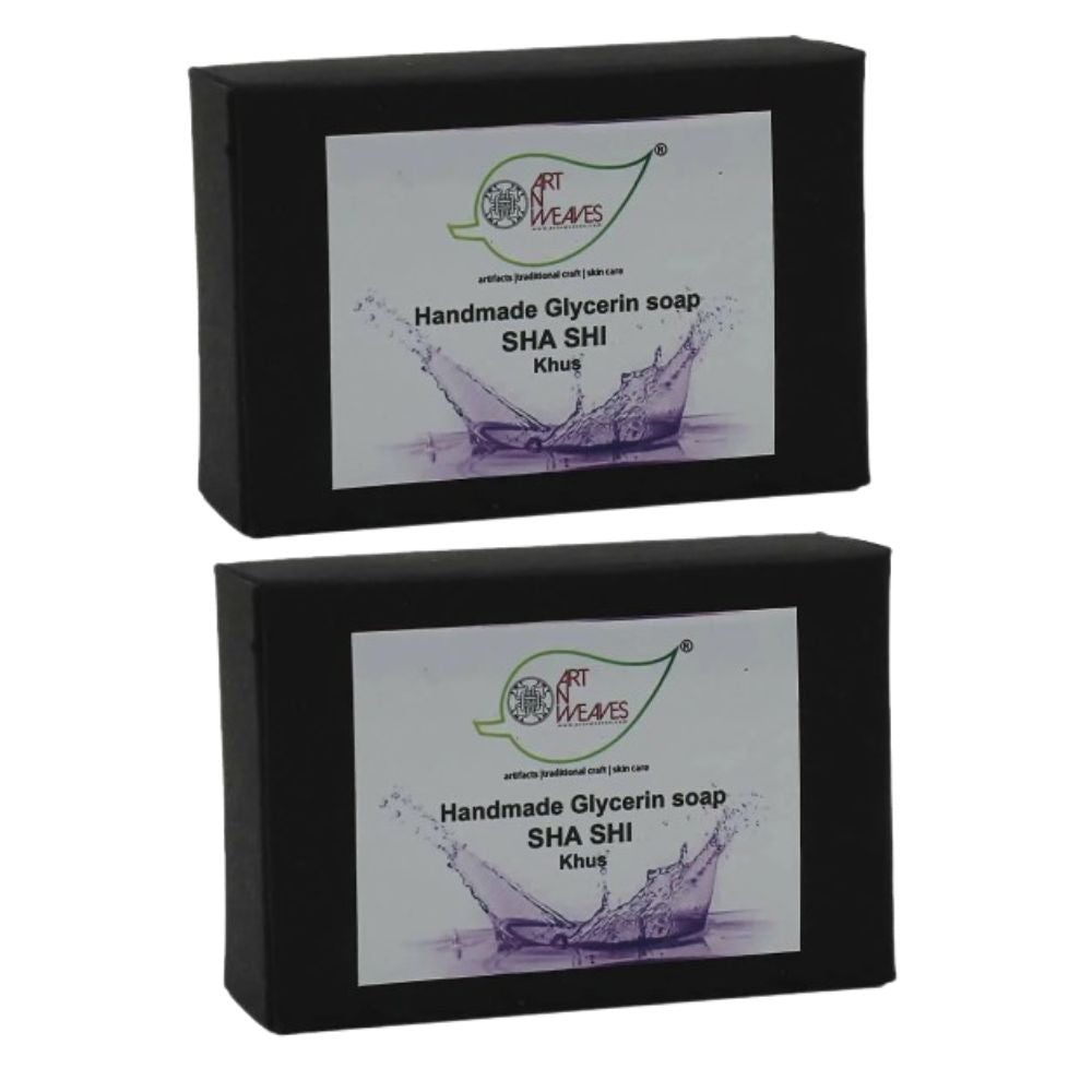 artNweaves Handmade Glycerin Soap Sha Shi Khus | Grocsy