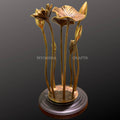 Brass Flower with Stand | Grocsy