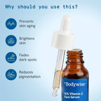BeBodywise 10% Vitamin C Face Serum | Grocsy