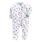 Daddy - G Rompers/Sleepsuits/Jumpsuit /Night Suits for New Born Babies - Blue | Grocsy