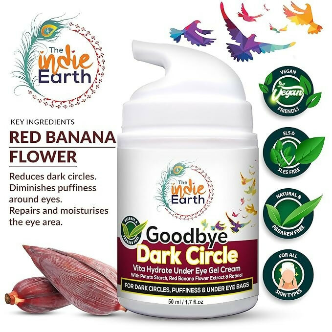 The Indie Earth Good Bye Dark Circles Vita Rich Under Eye Gel Cream | Grocsy